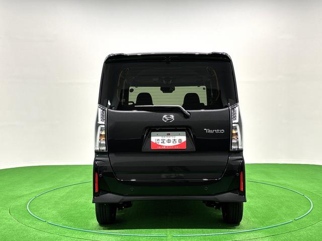 タントカスタムＲＳアイドリング　被害軽減ブレーキ　車線逸脱防止　リアカメラ　セキュリティアラーム　シートヒータ　電動格納ミラー　ＬＥＤヘットライト　ターボ　安全ボディ　スマートキ−　キーフリーキー　オートライト（広島県）の中古車