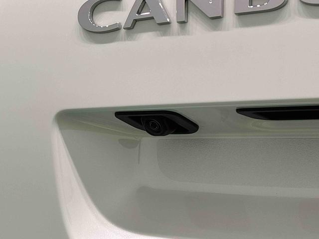 ムーヴキャンバスストライプスＧターボ　バックカメラ　電動パーキングブレーキ電動パーキングブレーキ　後席両側パワースライドドア　運転席・助手席シートヒーター　ＬＥＤヘッドライト・フォグランプ　オートライト　サイドエアバッグ　アイドリングストップ機能（広島県）の中古車