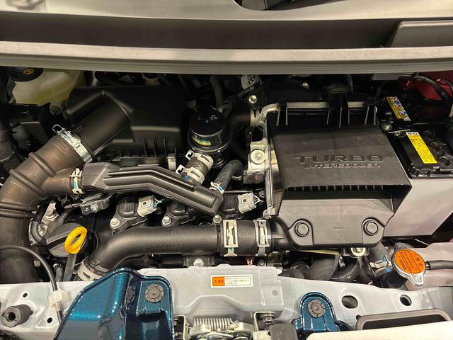 ムーヴキャンバスストライプスＧターボ　バックカメラ　電動パーキングブレーキ電動パーキングブレーキ　後席両側パワースライドドア　運転席・助手席シートヒーター　ＬＥＤヘッドライト・フォグランプ　オートライト　サイドエアバッグ　アイドリングストップ機能（広島県）の中古車