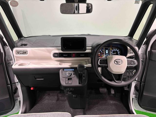 ムーヴキャンバスストライプスＧターボ　全車速追従機能付ＡＣＣ　キーフリー純正ナビ装着用アップグレードパック　運転席・助手席シートヒーター　電動パーキングブレーキ＋オートホールドブレーキ機能　運転席シートリフター　チルトステアリング（広島県）の中古車