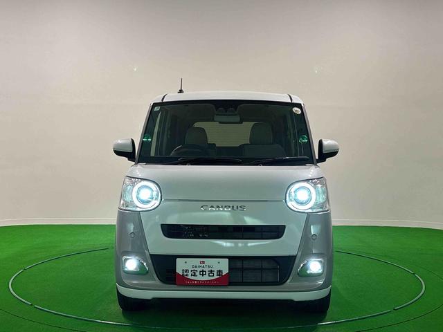 ムーヴキャンバスストライプスＧターボ　全車速追従機能付ＡＣＣ　キーフリー純正ナビ装着用アップグレードパック　運転席・助手席シートヒーター　電動パーキングブレーキ＋オートホールドブレーキ機能　運転席シートリフター　チルトステアリング（広島県）の中古車