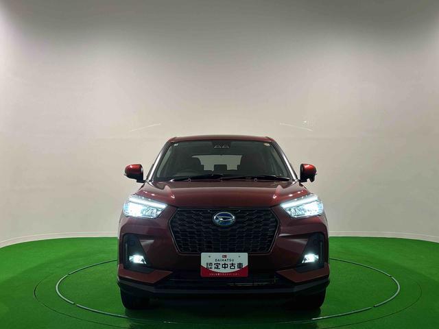 ロッキープレミアムG HEV LEDヘッドライト シートヒーターLEDヘッドランプ・フォグランプ 全車速追従機能付アダプティブクルーズコントロール レーンキープコントロール ブラインドスポットモニター 17インチアルミホイール シートヒーター(広島県)の中古車