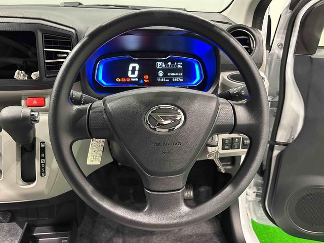 ミライースX SAIII LEDヘッドライト コーナーセンサーセキュリティアラーム 14インチフルホイールキャップ キーレスエントリー 電動格納式ドアミラー ショツピングフック マニュアルエアコン(広島県)の中古車