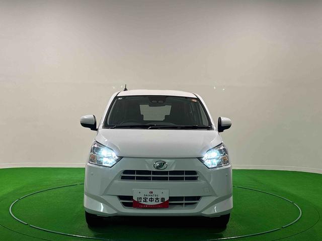 ミライースX SAIII LEDヘッドライト コーナーセンサーセキュリティアラーム 14インチフルホイールキャップ キーレスエントリー 電動格納式ドアミラー ショツピングフック マニュアルエアコン(広島県)の中古車