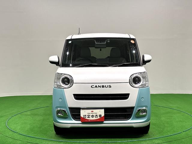 ムーヴキャンバスストライプスG ナビ バックモニター対応 ドライブレコーダーLEDオートライト・フォグランプ 電動パーキングブレーキ プッシュボタンスタート セキュリティアラーム バックカメラ 両側パワースライドドアウエルカムオープン機能 オート電動格納式ドアミラー(広島県)の中古車
