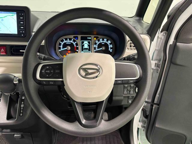 ムーヴキャンバスストライプスG ナビ バックモニター対応 ドライブレコーダーLEDオートライト・フォグランプ 電動パーキングブレーキ プッシュボタンスタート セキュリティアラーム バックカメラ 両側パワースライドドアウエルカムオープン機能 オート電動格納式ドアミラー(広島県)の中古車