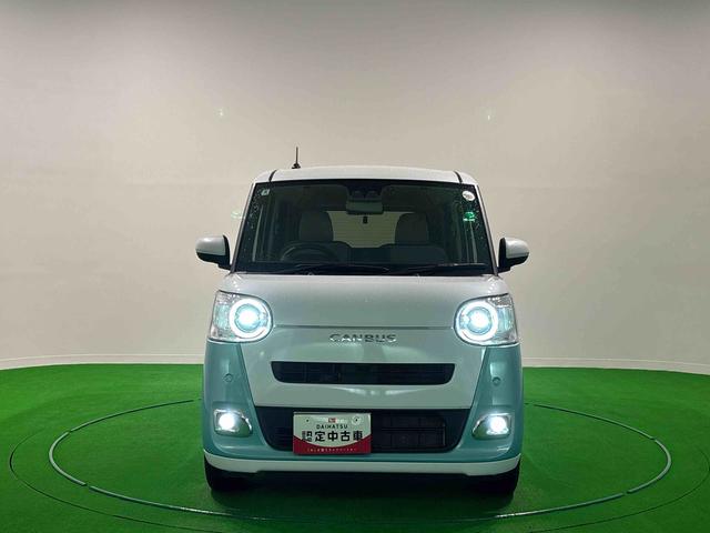 ムーヴキャンバスストライプスG ナビ バックモニター対応 ドライブレコーダーLEDオートライト・フォグランプ 電動パーキングブレーキ プッシュボタンスタート セキュリティアラーム バックカメラ 両側パワースライドドアウエルカムオープン機能 オート電動格納式ドアミラー(広島県)の中古車