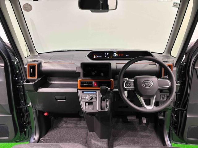 タントファンクロスターボLEDオートライト パワースライドドアウェルカムオープン機能 電動パーキングブレーキ 運転席助手席シートヒーター アルミホイール キーフリーシステム オート電動格納式ドアミラー(広島県)の中古車
