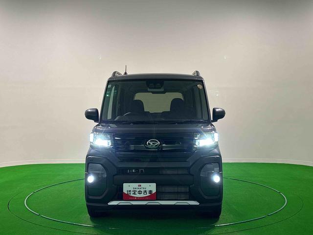 タントファンクロスターボLEDオートライト パワースライドドアウェルカムオープン機能 電動パーキングブレーキ 運転席助手席シートヒーター アルミホイール キーフリーシステム オート電動格納式ドアミラー(広島県)の中古車