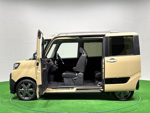 タントファンクロスターボ バックモニター対応カメラ シートヒーター電動格納ドアミラー 車線逸脱警告 シートヒータ Aライト LEDランプ アイドリングストップ機能 スマートキー セキュリティアラーム キーフリーシステム アルミホイール オートハイビーム ベンチシート(広島県)の中古車