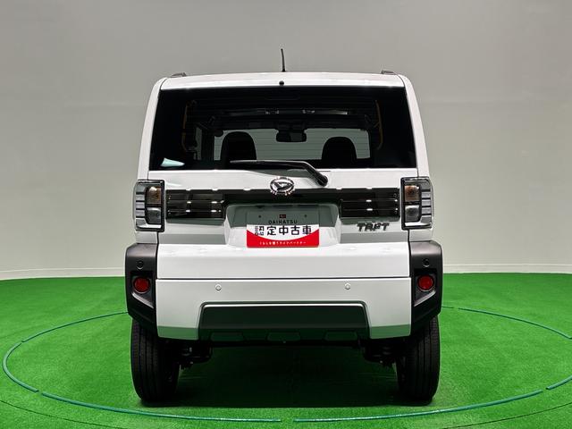 タフトＧターボ　ダーククロムベンチャー　　クルーズコントロールスカイフィールトップ　クロムパック　メッキパック　シルバーアンダーガーニッシュ　インテリアアクセント　ＬＥＤオートハイビーム＆フォグランプ　電動パーキングブレーキ　バックカメラ　アルミホイール（広島県）の中古車