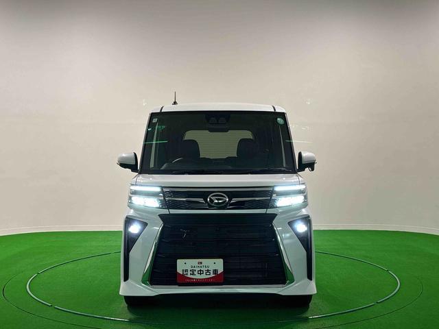 タントカスタムＲＳ　パノラマカメラ　電動パーキングブレーキＬＥＤオートライト　パワースライドドアウェルカムオープン機能　オート電動格納式ドアミラー　助手席ロングスライド　助手席イージークローザー　アルミホイール　キーフリーシステム（広島県）の中古車