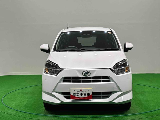 ミライースX SAIIILEDヘッドランプ セキュリティアラーム コーナーセンサー 14インチフルホイールキャップ キーレスエントリー 電動格納式ドアミラー ショツピングフック マニュアルエアコン(広島県)の中古車