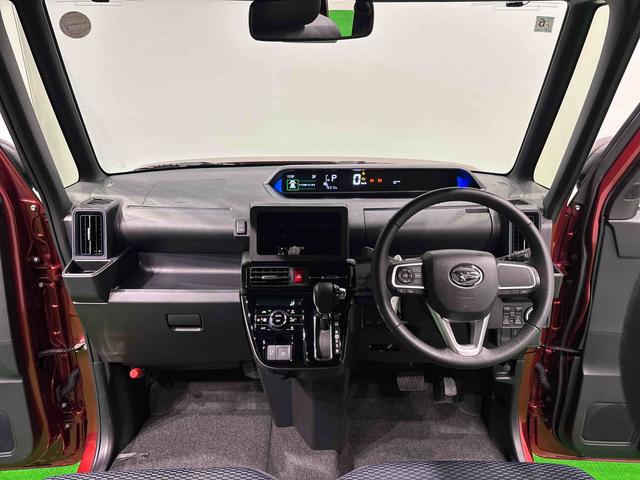 タントカスタムRS バックカメラ付き シートバックテーブルアイドリング 被害軽減ブレーキ 車線逸脱防止 セキュリティアラーム 電動格納ミラー LEDヘットライト ターボ 安全ボディ スマートキ− キーフリーキー オートライト(広島県)の中古車