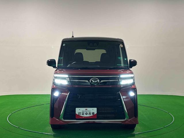 タントカスタムRS バックカメラ付き シートバックテーブルアイドリング 被害軽減ブレーキ 車線逸脱防止 セキュリティアラーム 電動格納ミラー LEDヘットライト ターボ 安全ボディ スマートキ− キーフリーキー オートライト(広島県)の中古車