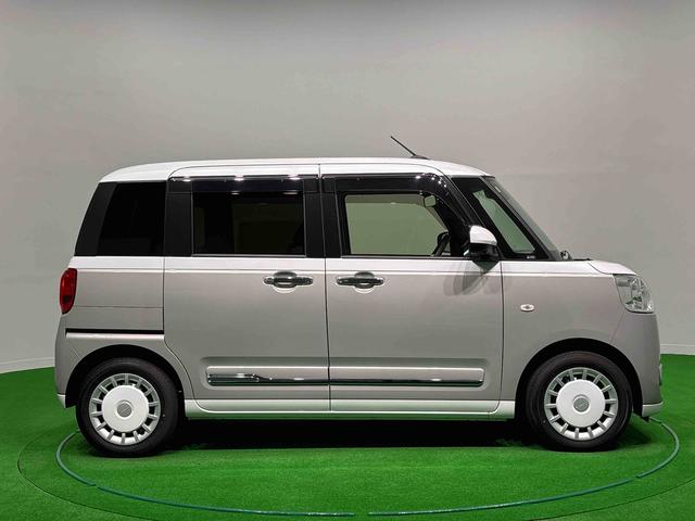 ムーヴキャンバスストライプスＧターボ　ナビ　ドラレコ　ＥＴＣ　全方位カメラヘッドライトＬＥＤ　アラウンドビューモニター　ターボモデル　衝突回避支援ブレーキ　車線逸脱警告　１オーナー　シートヒータ　キーフリー　バックカメラ　スマートキー　ＥＴＣ　ドラレコ　アイドリングストップ（広島県）の中古車