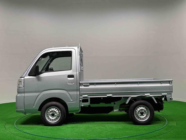 ハイゼットトラックスタンダード 5MT 2WD AM/FMラジオ オートライトエアコン ハロゲンヘッドランプ 運転席SRSエアバック 電動式パワーステアリング AM/FMラジオ あゆみ板掛けテールゲート スペアタイヤ ガードフレーム 衝突回避支援システム搭載(広島県)の中古車