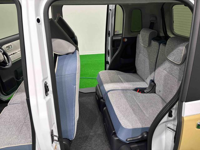 ムーヴキャンバスストライプスGLEDオートライト・フォグランプ 電動パーキングブレーキ プッシュボタンスタート セキュリティアラーム バックカメラ 両側パワースライドドアウエルカムオープン機能 オート電動格納式ドアミラー(広島県)の中古車