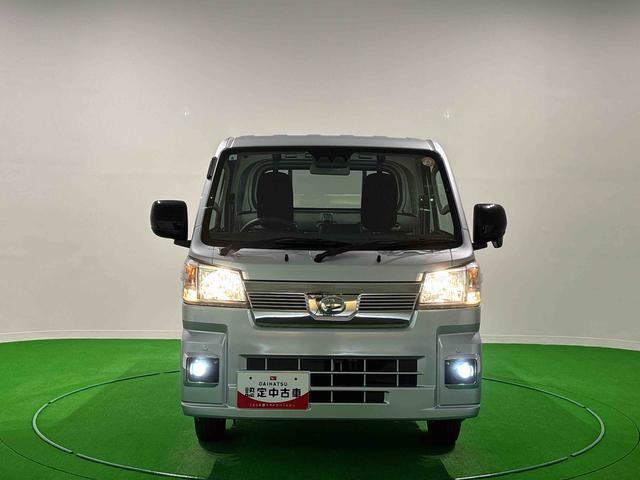 ハイゼットトラックエクストラ 4WD コーナーセンサー キーフリーLEDヘッドランプ LEDフォグランプ トップシェイドガラス 大型荷台作業灯 運転席SRSエアバック パワーウインドウ キーレスエントリー パワードアロック バックソナー VSC&TRC(広島県)の中古車