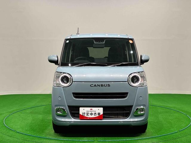 ムーヴキャンバスセオリーＧ　ＬＥＤオートライト　電動パーキングブレーキＬＥＤオートライト・フォグランプ　電動パーキングブレーキ　プッシュボタンスタート　セキュリティアラーム　バックカメラ　両側パワースライドドアウエルカムオープン機能　オート電動格納式ドアミラー（広島県）の中古車