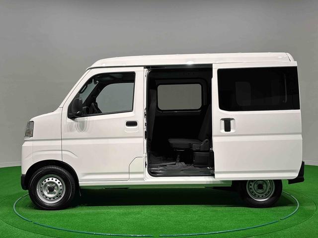 ハイゼットカーゴDXブレーキサポート オートハイビーム レーンアシスト キーレスリモコン 切替式4WD エアバッグ ABS オートライト スライドドア(広島県)の中古車