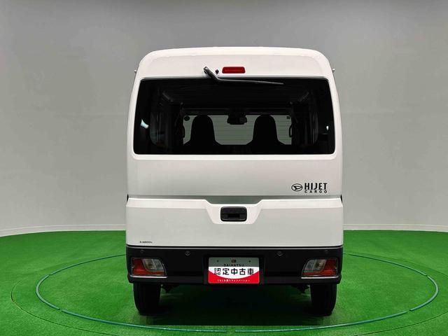 ハイゼットカーゴDXブレーキサポート オートハイビーム レーンアシスト キーレスリモコン 切替式4WD エアバッグ ABS オートライト スライドドア(広島県)の中古車
