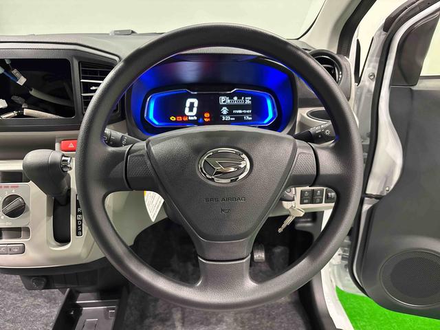 ミライースＸ　ＳＡIII　ＬＥＤヘッドライト　バックカメラ　キーレスＬＥＤヘッドランプ　セキュリティアラーム　コーナーセンサー　１４インチフルホイールキャップ　キーレスエントリー　電動格納式ドアミラー　ショツピングフック　マニュアルエアコン　衝突回避支援システム搭載（広島県）の中古車