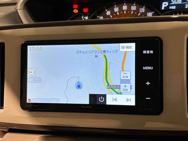 ムーヴキャンバスＧメイクアップ　ＳＡIII　社外ナビゲーション　ＥＴＣ車載器純正ナビ装着用アップグレードパック　両側電動スライドドア　社外ドライブレコーダー　サイドエアバッグ　Ｂｉ−ａｎｇｌｅＬＥＤヘッドランプ　キーフリーシステム　運転席シートリフター　チルトステアリング（広島県）の中古車