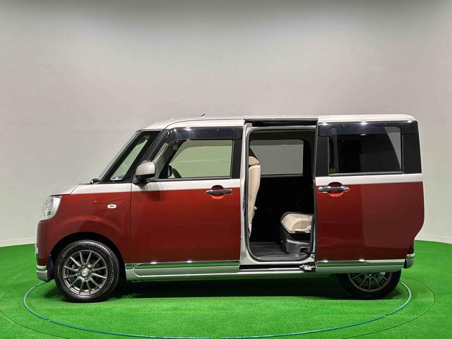 ムーヴキャンバスＧメイクアップ　ＳＡIII　社外ナビゲーション　ＥＴＣ車載器純正ナビ装着用アップグレードパック　両側電動スライドドア　社外ドライブレコーダー　サイドエアバッグ　Ｂｉ−ａｎｇｌｅＬＥＤヘッドランプ　キーフリーシステム　運転席シートリフター　チルトステアリング（広島県）の中古車
