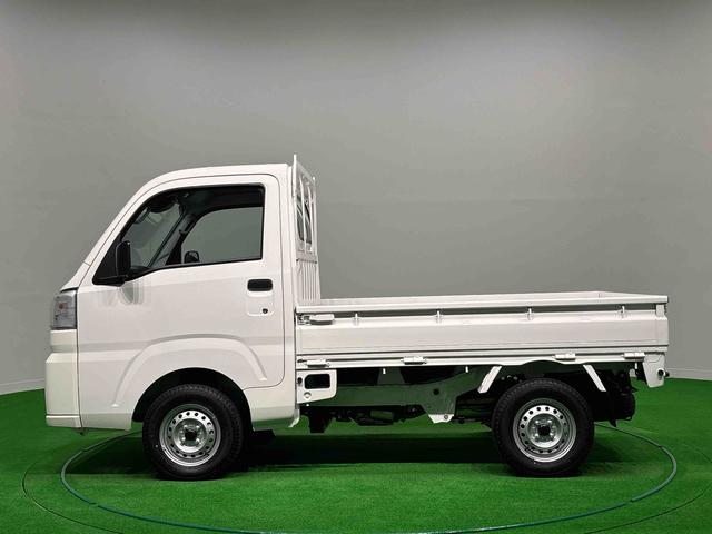 ハイゼットトラックスタンダード オートライト マニュアルエアコンハロゲンヘッドランプ 運転席SRSエアバック 電動式パワーステアリング AM/FMラジオ あゆみ板掛けテールゲート スペアタイヤ ガードフレーム(広島県)の中古車