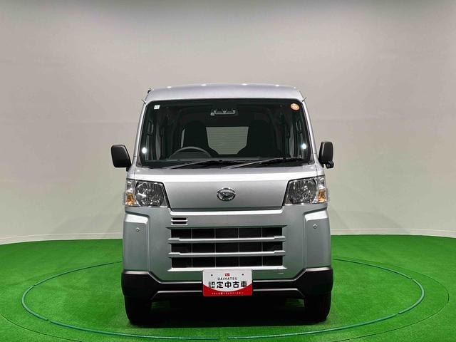 ハイゼットカーゴDXブレーキサポート オートハイビーム レーンアシスト キーレスリモコン 切替式4WD エアバッグ ABS オートライト スライドドア(広島県)の中古車