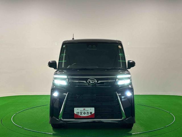 タントカスタムRSLEDオートライト パワースライドドアウェルカムオープン機能 電動パーキングブレーキ 運転席助手席シートヒーター アルミホイール キーフリーシステム オート電動格納式ドアミラー(広島県)の中古車