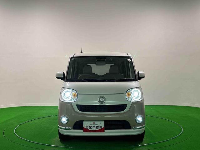 ムーヴキャンバスGメイクアップ SAIII ナビ バックモニター ドラレコLEDヘッドランプ フォグランプ 置き楽ボックス オートライト プッシュボタンスタート セキュリティアラーム 両側パワースライドドア キーフリーシステム オート電動格納式ドアミラー(広島県)の中古車