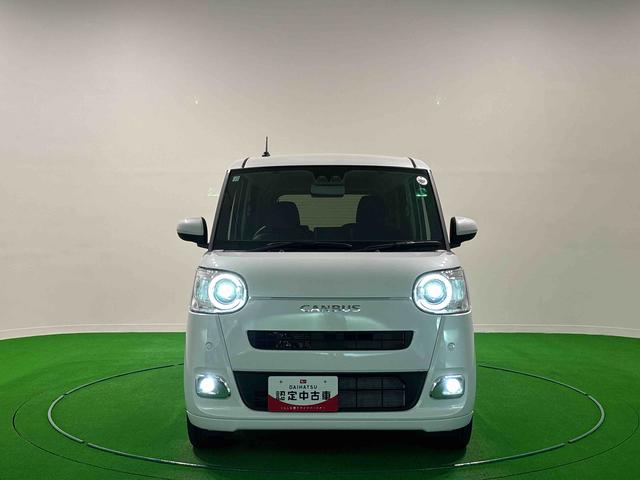 ムーヴキャンバスセオリーGターボ バックカメラ 電動パーキングブレーキLEDオートライト・フォグランプ 電動パーキングブレーキ プッシュボタンスタート セキュリティアラーム バックカメラ 両側パワースライドドアウエルカムオープン機能 オート電動格納式ドアミラー(広島県)の中古車