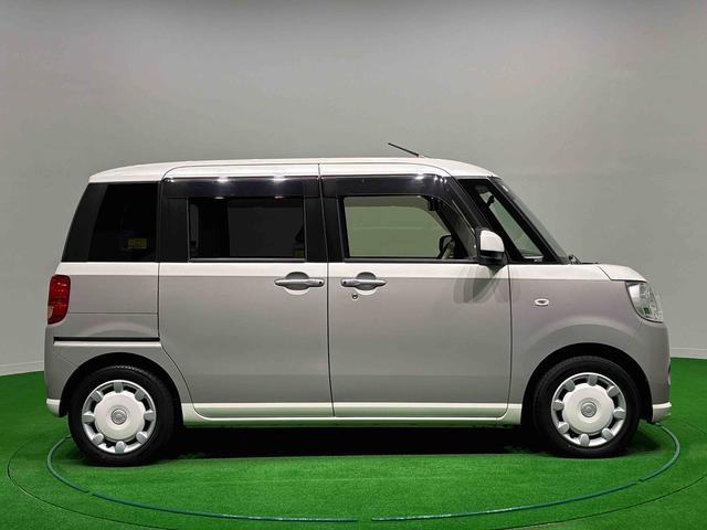 ムーヴキャンバスG SAII ナビ ドライブレコーダー コーナーセンサーLEDヘッドランプ 置き楽ボックス オートライト プッシュボタンスタート セキュリティアラーム 両側パワースライドドア キーフリーシステム オート電動格納式ドアミラー(広島県)の中古車