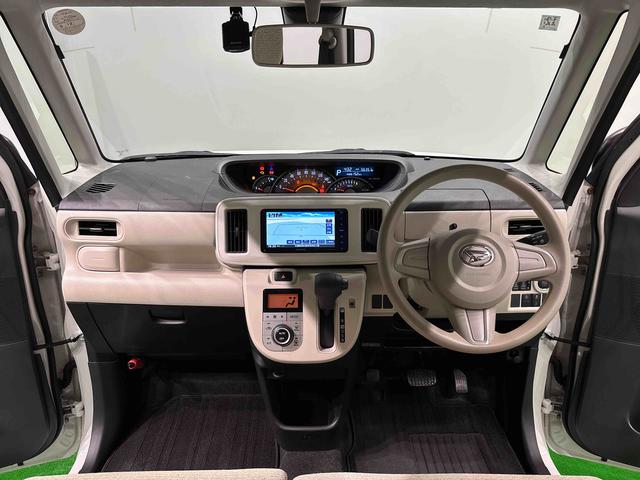 ムーヴキャンバスG SAII ナビ ドライブレコーダー コーナーセンサーLEDヘッドランプ 置き楽ボックス オートライト プッシュボタンスタート セキュリティアラーム 両側パワースライドドア キーフリーシステム オート電動格納式ドアミラー(広島県)の中古車