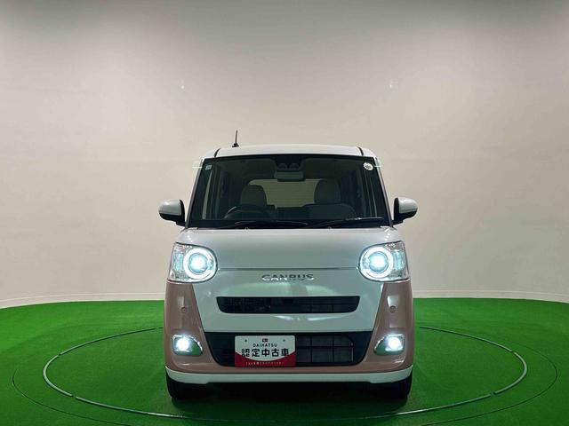 ムーヴキャンバスストライプスＧ　電動パーキングブレーキ　オートエアコンＬＥＤオートライト・フォグランプ　プッシュボタンスタート　セキュリティアラーム　バックカメラ　両側パワースライドドアウエルカムオープン機能　オート電動格納式ドアミラー（広島県）の中古車