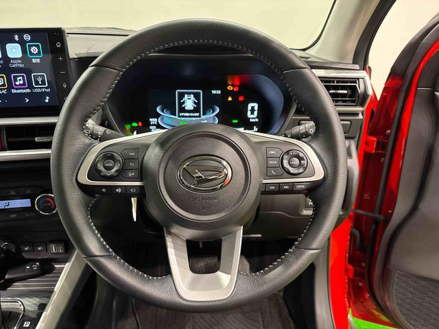 ロッキープレミアムG HEV 9インチディスプレイオーディオ ETCパノラマ ドラレコ LEDヘッドランプ・フォグランプ 全車速追従機能付アダプティブクルーズコントロール レーンキープコントロール ブラインドスポットモニター アルミホイール シートヒーター(広島県)の中古車