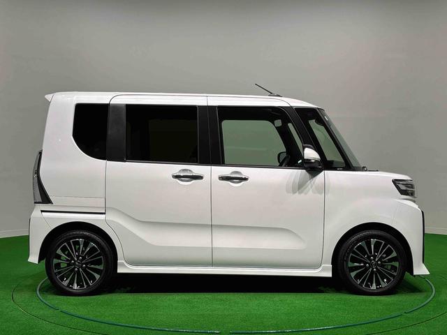 タントカスタムＲＳ　ターボ車　アルミホイール　シートヒーターＬＥＤオートライト　パワースライドドアウェルカムオープン機能　電動パーキングブレーキ　運転席助手席シートヒーター　アルミホイール　キーフリーシステム　　オート電動格納式ドアミラー（広島県）の中古車