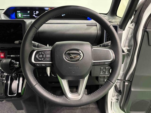 タントカスタムＲＳ　ターボ車　アルミホイール　シートヒーターＬＥＤオートライト　パワースライドドアウェルカムオープン機能　電動パーキングブレーキ　運転席助手席シートヒーター　アルミホイール　キーフリーシステム　　オート電動格納式ドアミラー（広島県）の中古車