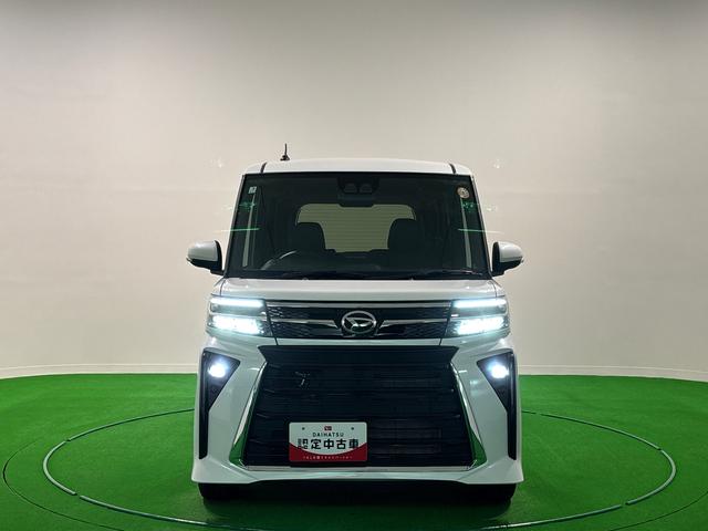 タントカスタムＲＳ　ターボ車　アルミホイール　シートヒーターＬＥＤオートライト　パワースライドドアウェルカムオープン機能　電動パーキングブレーキ　運転席助手席シートヒーター　アルミホイール　キーフリーシステム　　オート電動格納式ドアミラー（広島県）の中古車