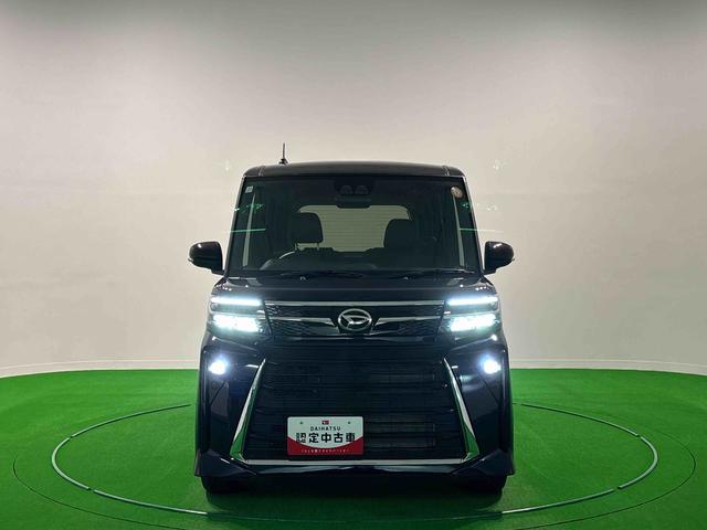 タントカスタムXLEDオートライト パワースライドドアウェルカムオープン機能 電動パーキングブレーキ 運転席助手席シートヒーター アルミホイール キーフリーシステム オート電動格納式ドアミラー(広島県)の中古車