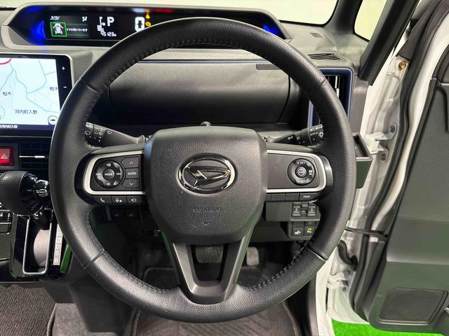 タントカスタムRSスタイルセレクション パノラマカメラ・ターボ車ナビ・ETC・パノラマカメラ・ドラレコ・ターボ・クルーズコントロール・電動パーキング・オートホールドブレーキ・両側電動スライドドア・シートヒーター・LEDライト・コーナーセンサー・オートライト(広島県)の中古車