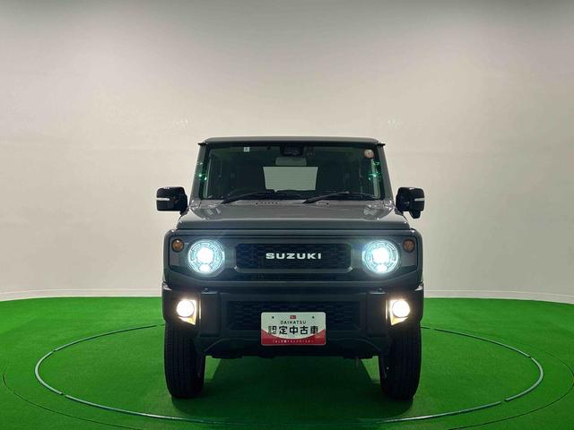 ジムニーＸＣ　ナビ・ＥＴＣ・ドラレコ・Ｂカメラ認定中古車・保証付き・スペアタイヤ・５速ミッション車・シートヒーター・オートエアコン・オートライト・ＵＳＢポート２口・フォグランプ・キーフリー・パワーウィンドゥ・ターンランプ付きドアミラー（広島県）の中古車