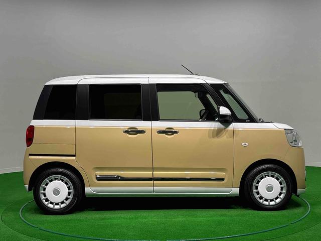 ムーヴキャンバスストライプスGターボ ナビ バックモニター ETCLEDオートライト・フォグランプ 電動パーキングブレーキ プッシュボタンスタート セキュリティアラーム バックカメラ 両側パワースライドドアウエルカムオープン機能 オート電動格納式ドアミラー(広島県)の中古車