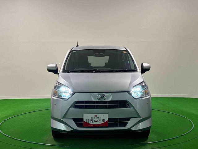 ミライースＸ　ＳＡIIIＬＥＤヘッドランプ　セキュリティアラーム　コーナーセンサー　１４インチフルホイールキャップ　キーレスエントリー　電動格納式ドアミラー　ショツピングフック　マニュアルエアコン（広島県）の中古車
