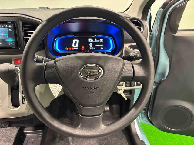 ミライースX SAIII ディスプレイオーディオ オートライトLEDヘッドランプ セキュリティアラーム コーナーセンサー フルホイールキャップ キーレスエントリー 電動格納式ドアミラー ショツピングフック マニュアルエアコン(広島県)の中古車