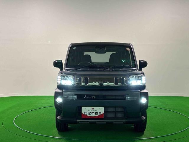タフトGターボ ダーククロムベンチャー バックモニター対応スカイフィールトップ クロムパック メッキパック シルバーアンダーガーニッシュ インテリアアクセント LEDオートハイビーム&フォグランプ 電動パーキングブレーキ バックカメラ アルミホイール(広島県)の中古車