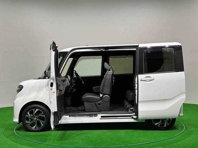タントカスタムX ナビ パノラマモニター ドラレコ ETC車載器LEDオートライト パワースライドドアウェルカムオープン機能 オート電動格納式ドアミラー 助手席ロングスライド 助手席イージークローザー アルミホイール キーフリーシステム(広島県)の中古車