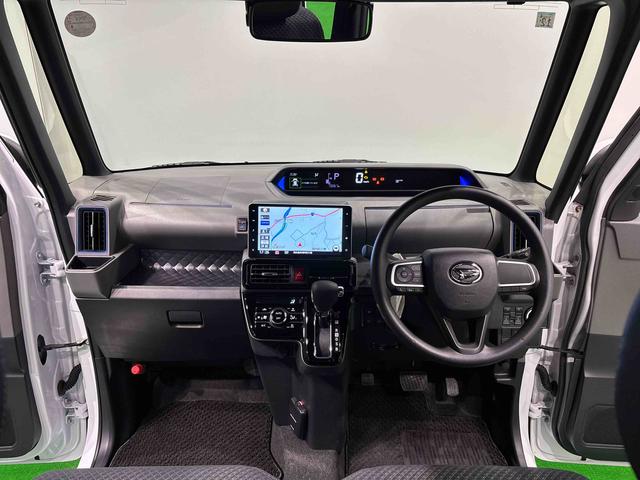 タントカスタムX ナビ パノラマモニター ドラレコ ETC車載器LEDオートライト パワースライドドアウェルカムオープン機能 オート電動格納式ドアミラー 助手席ロングスライド 助手席イージークローザー アルミホイール キーフリーシステム(広島県)の中古車